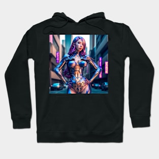 Female Cybernetic Cyborg Hoodie